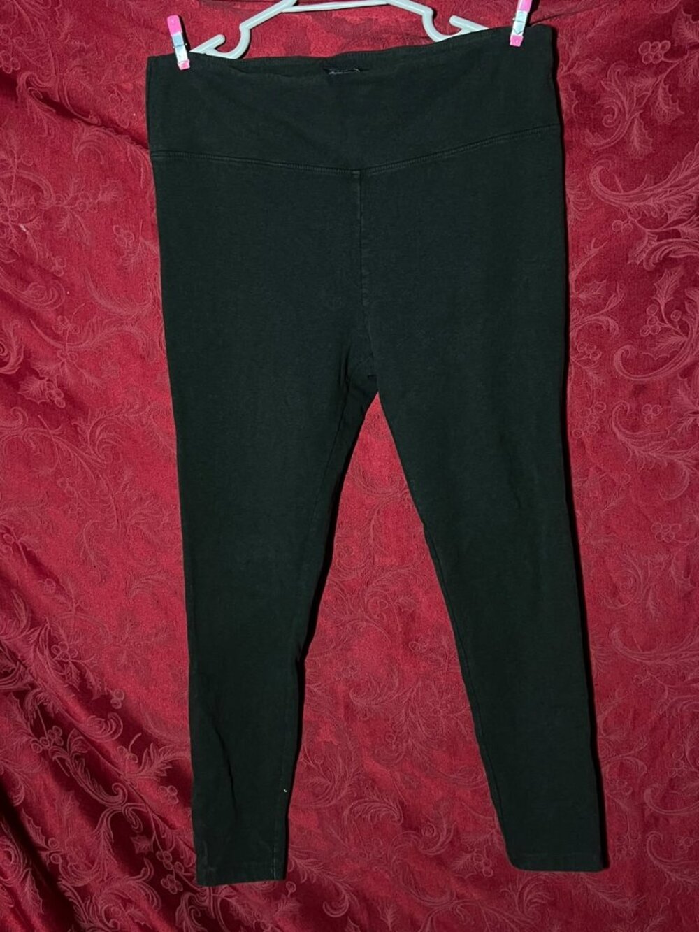 Max & Mia Black High Waisted Leggings Stretch XL